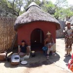 Learning about different tribes at Lesedi Cultural Village